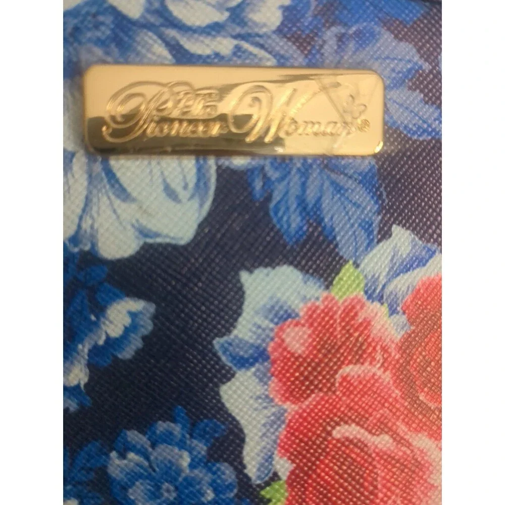 2 PIONEER WOMAN HERITAGE FLORAL MAKEUP COSMETIC BAG TRAVEL WALLET